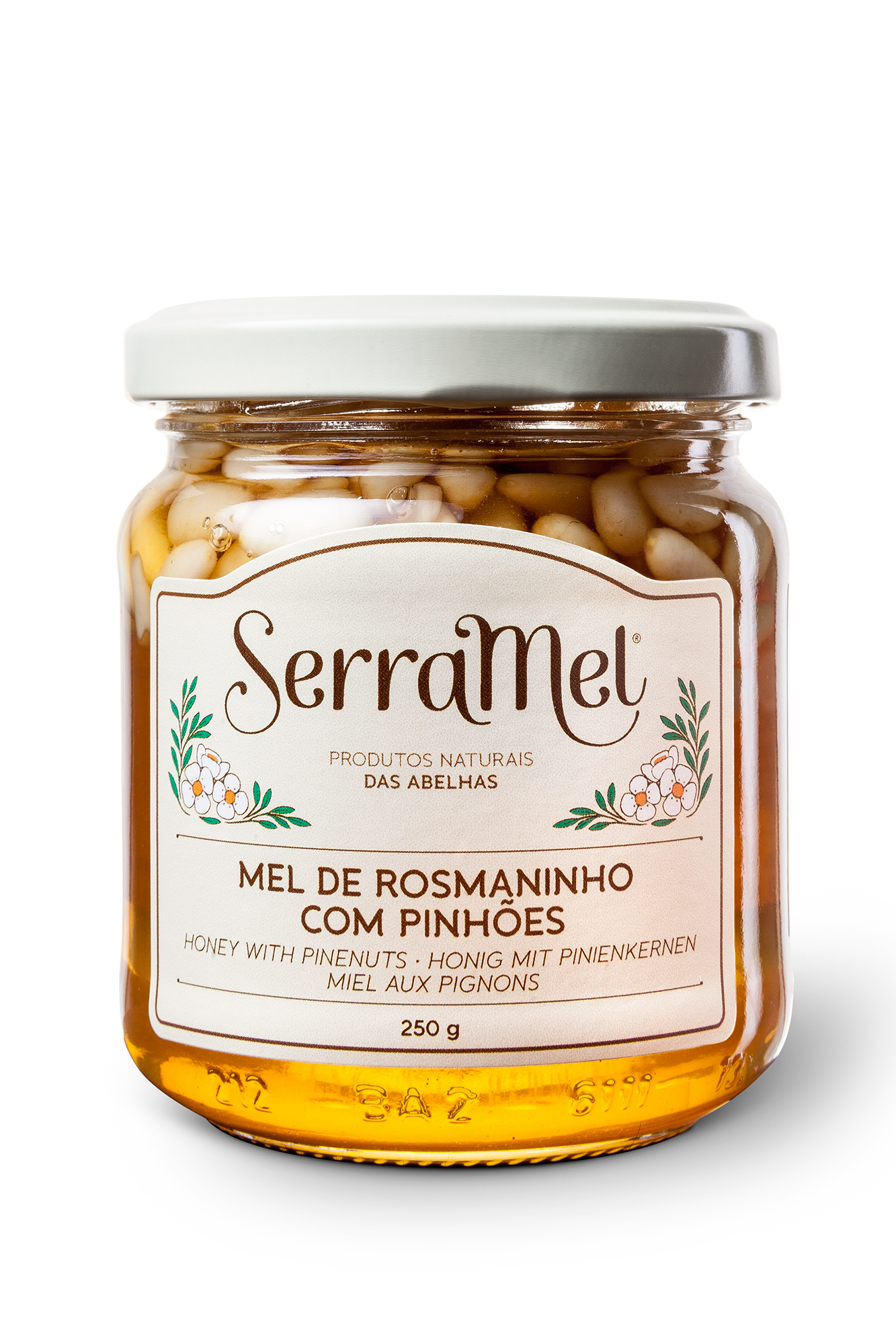 Wild Lavender Honey Cream with Pine Nuts